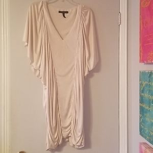 BCBG Cream Batwing Runway Tunic